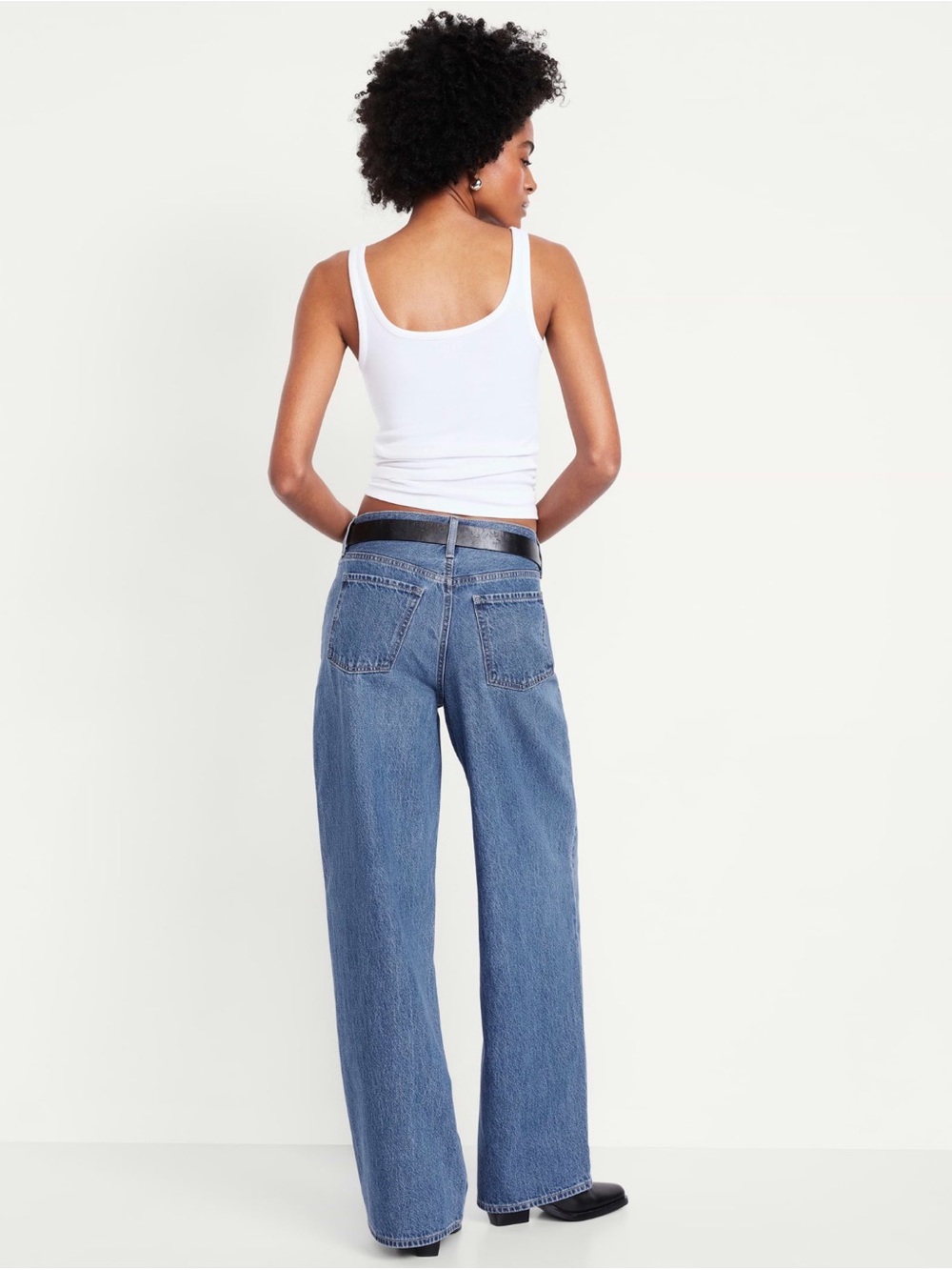 Mid-Rise Wow Baggy Wide-Leg
Jeans